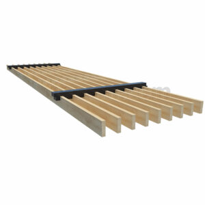 Trần gỗ tiêu âm fineline slats Open