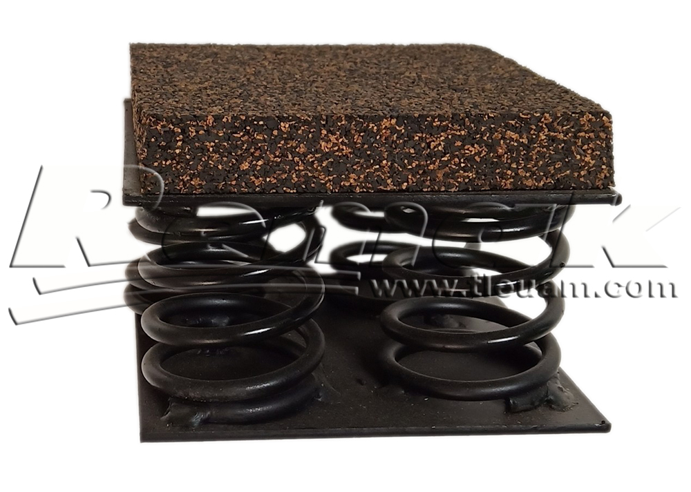 Lò xo giảm chấn cách âm sàn Remak® M6 floor vibration absorber – 1 thành phần không thể thiếu trong cấu trúc sàn chịu tải