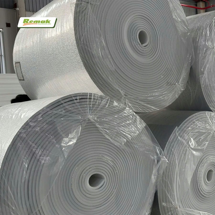 Xốp pe foam có bạc cách nhiệt hvac hiệu quả