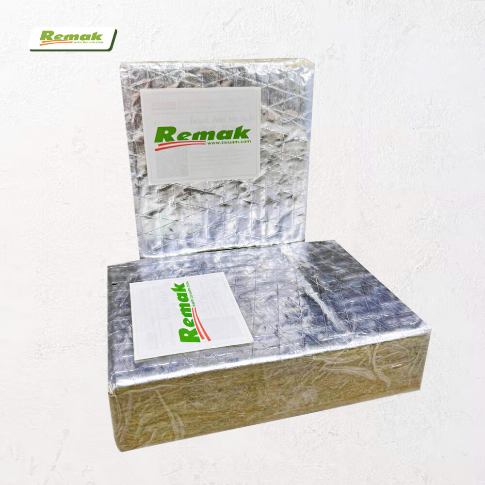 Bông khoáng Remak bọc bạc