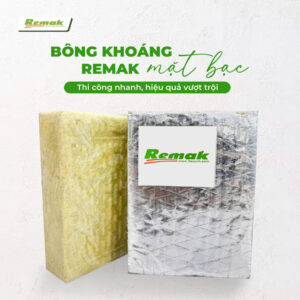 Bông khoáng Remak mặt bạc