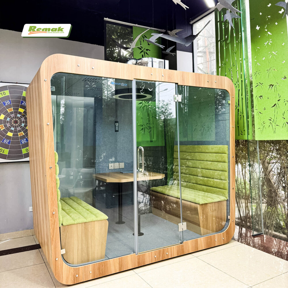 Cabin cách âm Remak hiện đại, thẩm mỹ