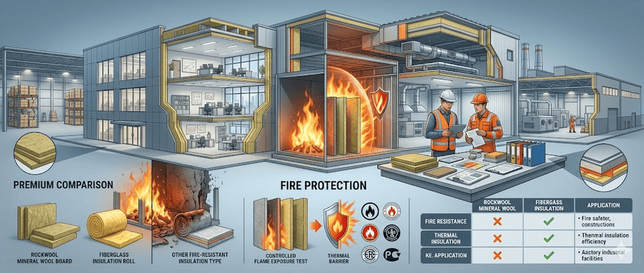 Vật liệu chống cháy phổ biến