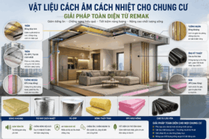 Remak – đơn vị cung cấp vật liệu cách âm cách nhiệt uy tín 